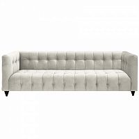 диван прямой трехместный молочный nara 220 см в Нижневартовске