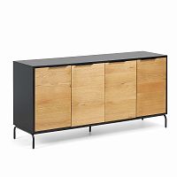 сервант savoi 165x80 матовый черный от la forma (ex julia grup) в Нижневартовске