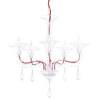 подвесная люстра arte lamp artefact a3225lm-5wh белая в Нижневартовске