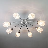 потолочная люстра eurosvet rigina 30127/8 хром в Нижневартовске