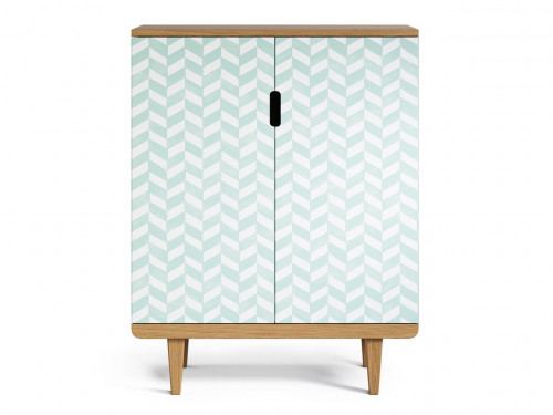 комод triptikh натуральный дуб / принт 050 мятный в Нижневартовске