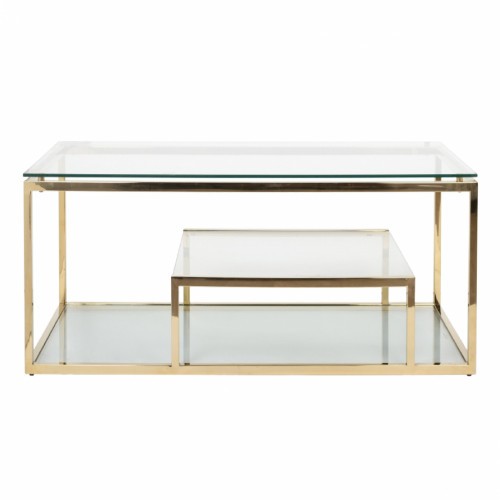 стол журнальный 130*60*45 см золото в Нижневартовске