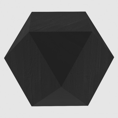 тумба многогранник 57х40х40 черная в Нижневартовске