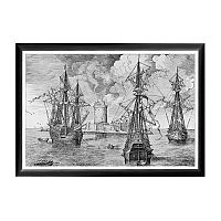 арт-постер «брейгель: три военных корабля» в Нижневартовске