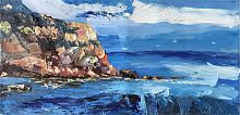 картина маслом утес у моря в Нижневартовске