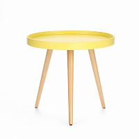 стол кофейный kilo светло-коричневый, жёлтый в Нижневартовске