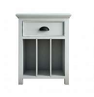 тумба прикроватная palermo массив ясеня с ящиком белая в Нижневартовске