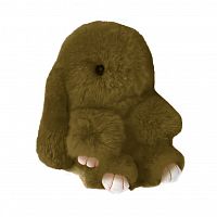 меховой зайка брелок тёмно- коричневый в Нижневартовске