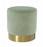 пуф osman микровелюр мятный с золотом в Нижневартовске