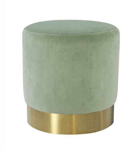пуф osman микровелюр мятный с золотом в Нижневартовске