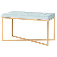 банкетка голубая на золотом основании в Нижневартовске