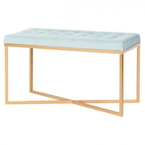 банкетка голубая на золотом основании в Нижневартовске