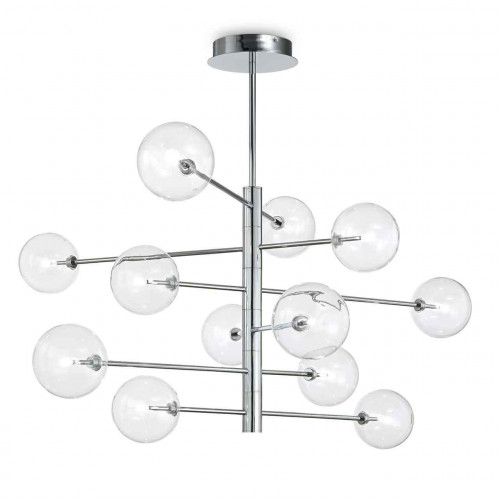 подвесная люстра ideal lux equinoxe sp12 cromo в Нижневартовске