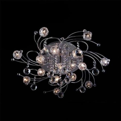 потолочная люстра eurosvet 85033/15 хром/синий+красный+фиолетовый в Нижневартовске