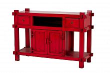 комод золотой век двухдверный красный в Нижневартовске