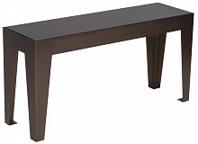 стол журнальный hermes black glass 100 см черный в Нижневартовске