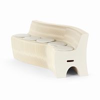 диван бумажный на 6 персон прямой белый в Нижневартовске