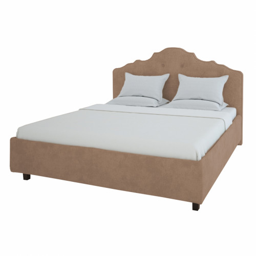 кровать большая 200х200 palace светло-коричневая в Нижневартовске