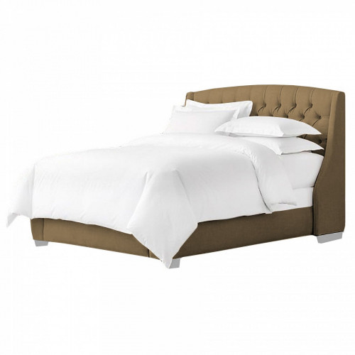 кровать двуспальная 180х200 см коричневая hugo в Нижневартовске