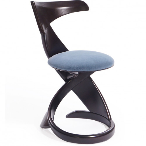 стул virtuos голубой с темно-коричневым в Нижневартовске