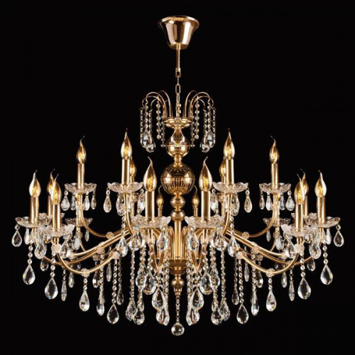 подвесная люстра eurosvet 3600/18 золото strotskis в Нижневартовске