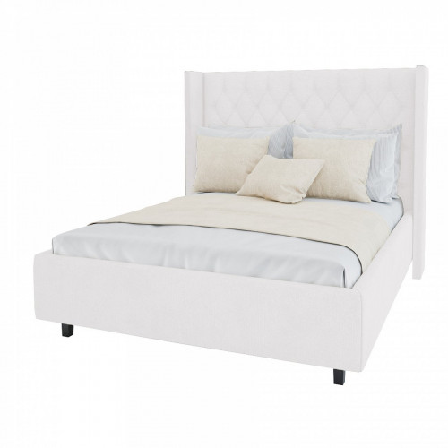 кровать wing-2 90х200 велюр молочный р в Нижневартовске