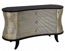 комод line коричневый, золото в Нижневартовске