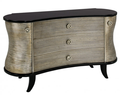 комод line коричневый, золото в Нижневартовске