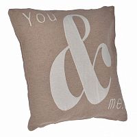 подушка you&me бежевого цвета в Нижневартовске