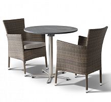 аоста, обеденная группа на 2 персоны,коричневый в Нижневартовске