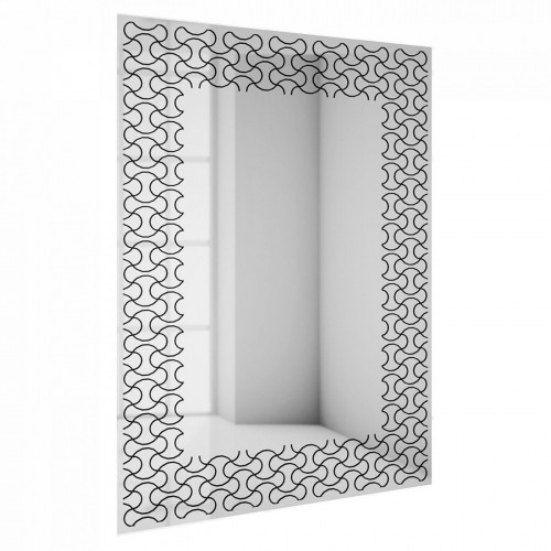 зеркало прямоугольное с черным принтом ридл-2 в Нижневартовске