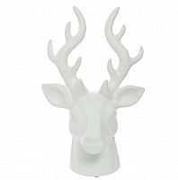 статуэтка голова оленя 21х18х34,5, цвет белый в Нижневартовске