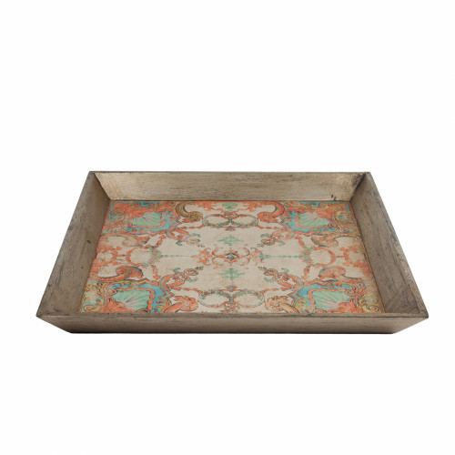 декоративный поднос davidson бежевый в Нижневартовске