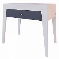 прикроватная тумба still светло-серая с черным ящиком 34,5х62 в Нижневартовске