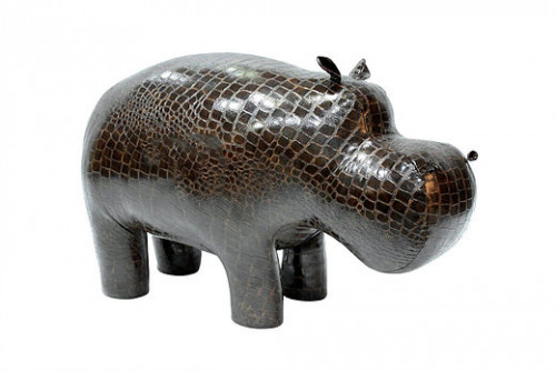 банкетка пуф бегемот темно-коричневый в Нижневартовске