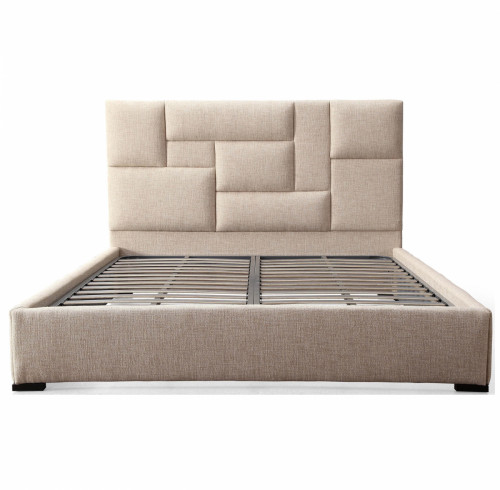 кровать двуспальная 160х200 бежевая wax в Нижневартовске