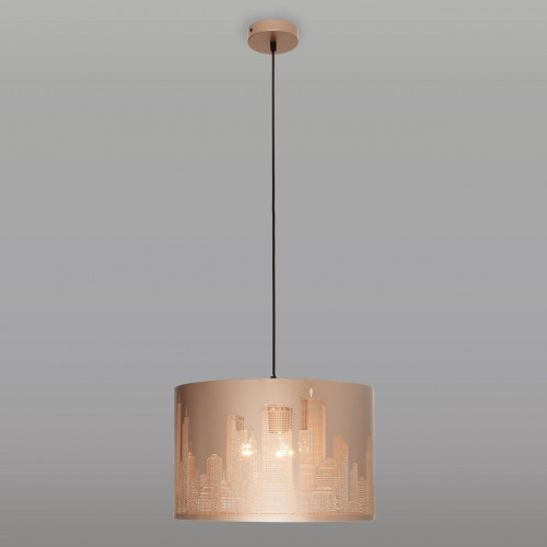 подвесной светильник eurosvet city 50066/3 золотой в Нижневартовске