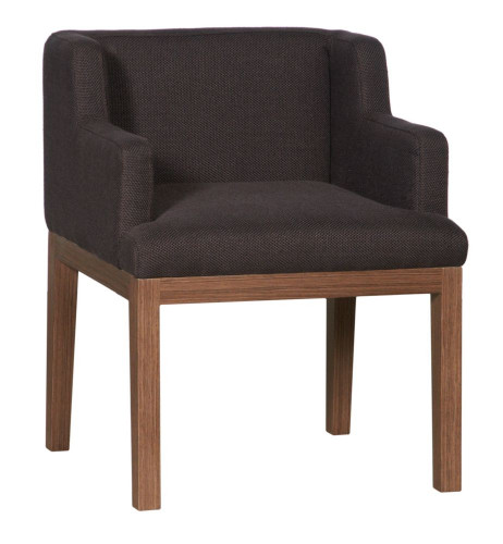 стул с подлокотниками axel коричневый в Нижневартовске