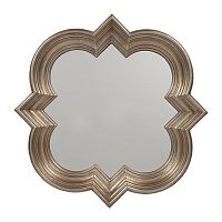 зеркало настенное в фигурной раме коричневое goldie в Нижневартовске