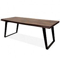 большой обеденный стол дживан sigar black из массива дерева 200x100 в Нижневартовске