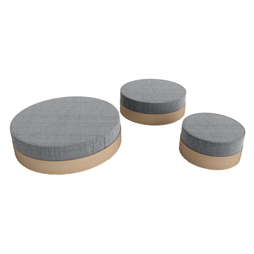 пуф tabs 46 серый в Нижневартовске