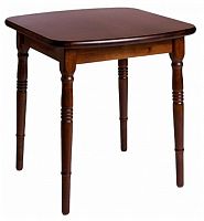 стол прямоугольный из массива дерева "комплимент" (70 х 72 см), тёмный орех, экомебель в Нижневартовске