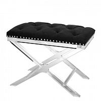 табуретка bruno от eichholtz черный/прозрачный в Нижневартовске