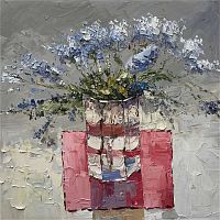 картина маслом цветы на столе - 2 в Нижневартовске