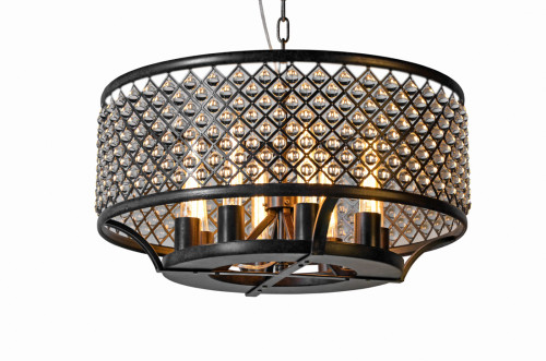 люстра klaris round черная в Нижневартовске