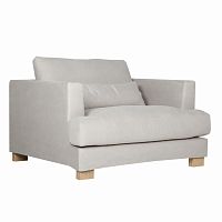 кресло brandon светло-серое в Нижневартовске