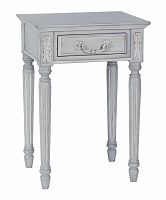 тумбочка прикроватная людовик серая с состариванием в Нижневартовске