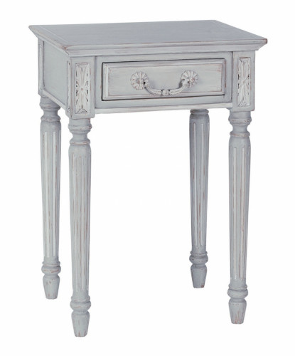 тумбочка прикроватная людовик серая с состариванием в Нижневартовске