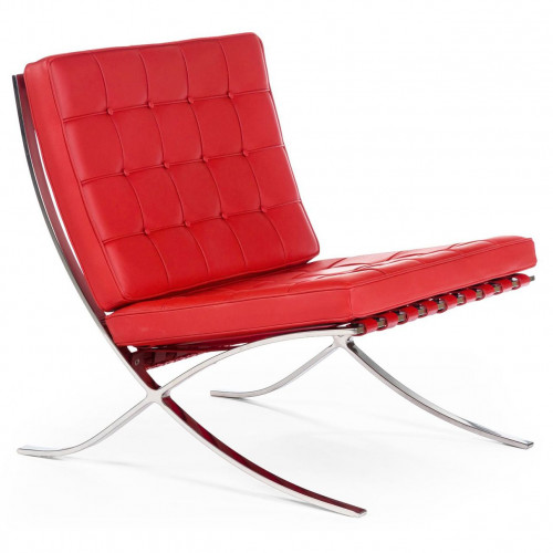 кресло barcelona 2 со стежкой красное в Нижневартовске