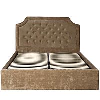 кровать двуспальная с подъемным механизмом бежевая diana в Нижневартовске